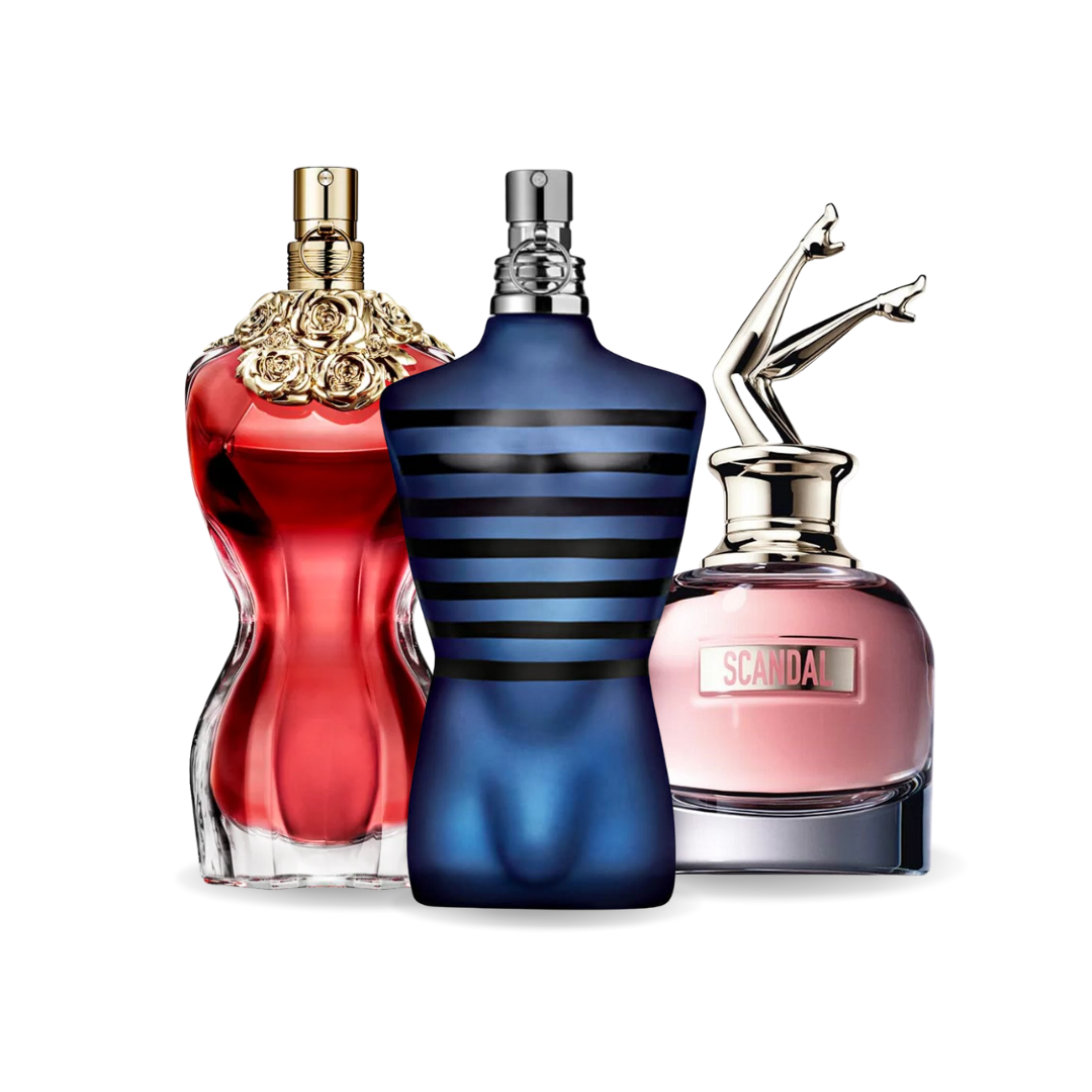 Zestaw 3 perfum | LA BELLE, ULTRA MALE, Gaultier SCANDAL 100 ml