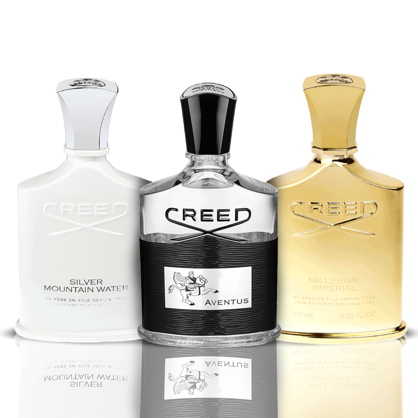 Zestaw 3 perfum | Creed Aventus + Creed Silver + Creed Imperial 100ML